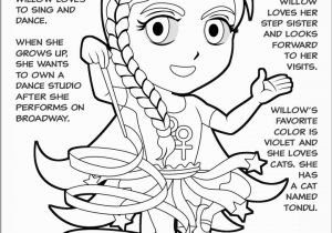 Be A Sister to Every Girl Scout Coloring Page Violet Petal Superhero