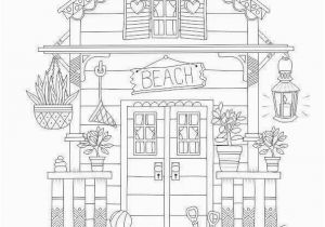 Beach House Coloring Pages Beach House Coloring Page House Pinterest