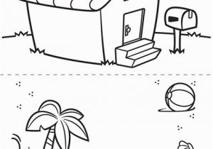 Beach House Coloring Pages First Pages House and Beach Coloring Page