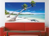 Beach Hut Wall Mural Stickers Home Décor C15 Ocean Hut Window Wall Decal Mural