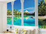 Beach Murals Cheap Wall Mural Photo Wallpaper 2357p Beach Tropical Paradise Arches