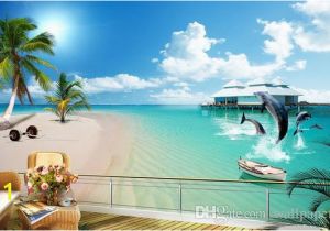 Beach Murals for Walls Custom Wall Mural Modern Art Painting High Quality Mural Wallpaper