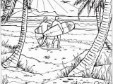 Beach Scene Coloring Pages for Adults Creative Haven Summer Scenes Doverpublications