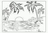 Beach Scene Coloring Pages for Adults Scenery Coloring Pages for Adults Best Coloring Pages