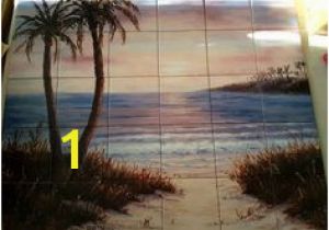 Beach Scene Tile Murals 84 Best Landscapes Tile Murals Images In 2019