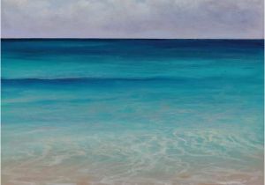 Beach Scene Wall Mural Seven Mile Beach Painting Seven Mile Beach Fine Art Print