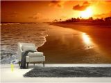 Beach Sunset Wall Mural Ocean Sunrise In 2019