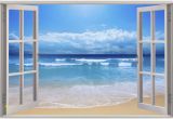 Beach Wall Mural Sticker Pin On Decorating Ideas