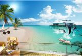 Beach Wall Murals Cheap Custom Wall Mural Modern Art Painting High Quality Mural Wallpaper Beach Coconut Tree Aegean Sea Tv Background Wall 3d Wallpaper Mural Wal