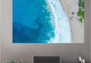 Beach Wall Murals Cheap Overhead Beach Wall Decals