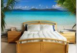 Beach Wall Murals for Bedrooms Love This Tropical Bedroom Mural Romantic Home Pinterest