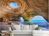 Beach Wall Murals Uk Custom 3d Beach Wallpaper Reef Cave Scene Wall Mural