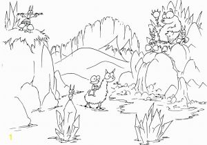 Bear In Cave Coloring Page Bears