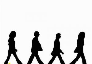 Beatles Abbey Road Wall Mural Beatles Silhouettes