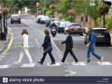 Beatles Abbey Road Wall Mural Zebra London Stockfotos & Zebra London Bilder Alamy