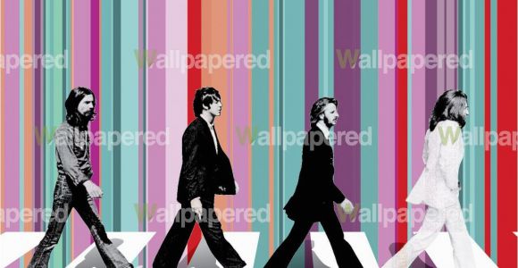 Beatles Wall Mural Beatles Wallpaper • the Beatles Music Wall Murals