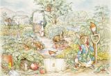 Beatrix Potter Wall Mural Beatrix Potter Peter Rabbit Scene Wall Mural