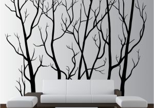 Beautiful Birch Tree Wall Mural Wall Vinyl Tree forest Decal Removable 1111