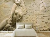 Beautiful Painted Wall Murals Custom Wall Mural Art Wall Painting European Style Golden 3d Stereoscopic Relief Sea Wave Sailboat Beauty Wallpaper Murals