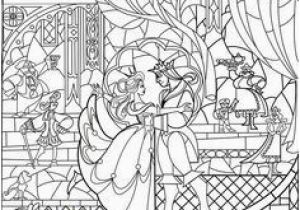 Beauty and the Beast Adult Coloring Pages Beauty and the Beast Stained Glass Google Search