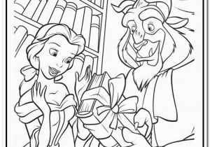 Beauty and the Beast Coloring Pages ð¨ Belle Bekam Ein Buch Von Beast Disney Princes