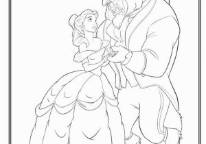 Beauty and the Beast Coloring Pages Disney Belle and Beast Dance