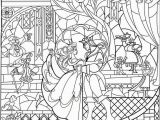 Beauty and the Beast Enchanted Christmas Coloring Pages Beauty and the Beast Christmas Coloring Pages at