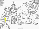 Beauty and the Beast Enchanted Christmas Coloring Pages Free Printable Beauty and the Beast Coloring Pages for Kids