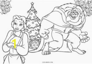 Beauty and the Beast Enchanted Christmas Coloring Pages Free Printable Beauty and the Beast Coloring Pages for Kids