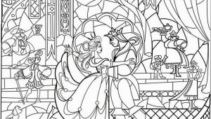 Beauty and the Beast Stained Glass Window Coloring Page Beauty and the Beast Glass by Labellerose On Deviantart