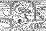 Beauty and the Beast Stained Glass Window Coloring Page Stained Glass Coloring Pages for Adults Beauty and the Beast Stained