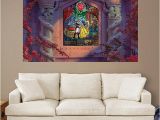 Beauty and the Beast Wall Mural Beauty and the Beast Stained Glass Mural Huge Ficially