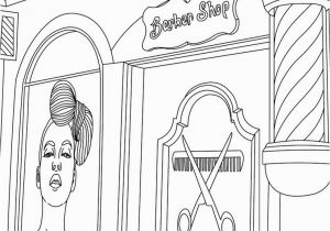 Beauty Salon Coloring Pages Hair Salon Coloring Pages Hellokids