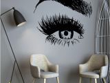 Beauty Salon Wall Murals Beauty Salon Eyes Wall Sticker Vinyl for Bedroom Decor for Girls Salon Decoration Decal Stickers the Wall Murals Wallpaper Decals for Home Walls