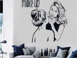 Beauty Salon Wall Murals Vinyl Wall Decal Make Up Artist Cosmetic Beauty Salon