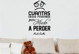 Bedroom Wall Mural Stickers Amazon Peel and Stick Mural Spanish Quote Cuántas Cosas