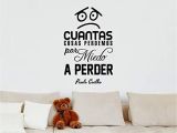 Bedroom Wall Mural Stickers Amazon Peel and Stick Mural Spanish Quote Cuántas Cosas