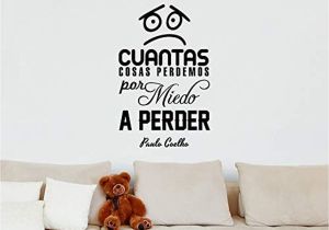 Bedroom Wall Mural Stickers Amazon Peel and Stick Mural Spanish Quote Cuántas Cosas