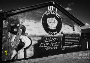 Belfast Wall Murals tour Uff Loyalist Wall Mural East Belfast Art Print