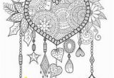 Belgium Coloring Pages Coloring Page Heart Dreamcatcher Coloring Book