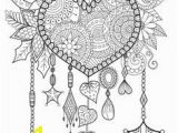 Belgium Coloring Pages Coloring Page Heart Dreamcatcher Coloring Book