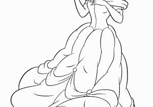 Belle Beauty and the Beast Coloring Pages Belle Coloring Page