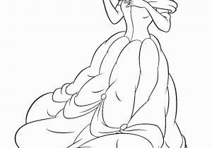 Belle Beauty and the Beast Coloring Pages Belle Coloring Page