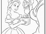 Belle Printable Coloring Pages ð¨ Bestie Bekam Geschenk Von Belle Disney Prinzesin