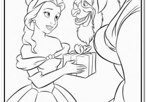 Belle Printable Coloring Pages ð¨ Bestie Bekam Geschenk Von Belle Disney Prinzesin