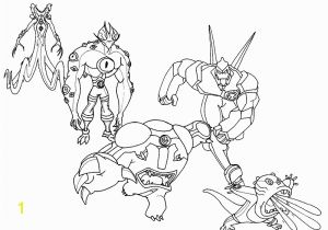 Ben 10 Benmummy Coloring Pages Ben 10 Alien force Coloring Pages Eskayalitim