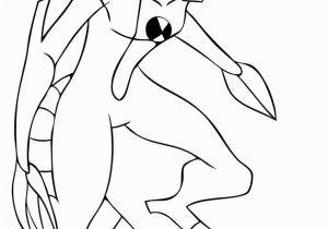 Ben 10 Coloring Pages Upgrade Step 6 How to Draw Ben 10 Aliens Xlr8