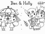 Ben and Holly S Little Kingdom Coloring Pages Sweet and Romantic Ben and Holly Coloring Page