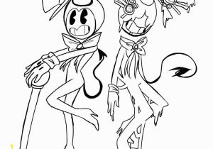 Bendy and Ink Machine Coloring Pages Bendy and the Ink Machine Kleurplaat I Hate Bendy