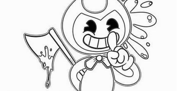 Bendy and Ink Machine Coloring Pages Free Printable Bendy and the Ink Machine Coloring Pages